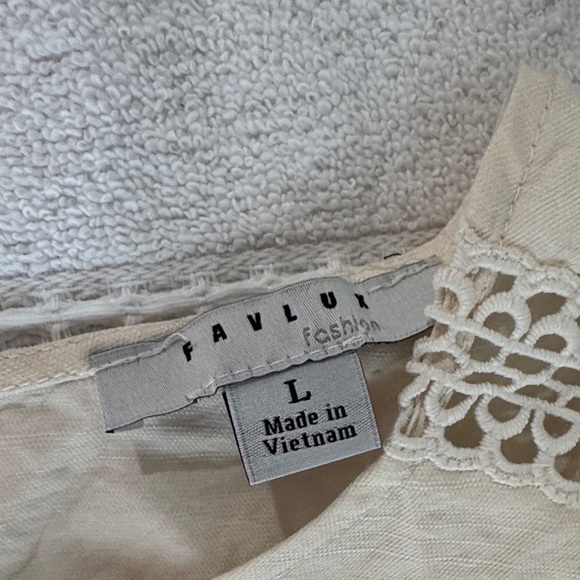 FAVLUX Ivory Ruffled Asymmetrical Dress - Picture 10 of 12